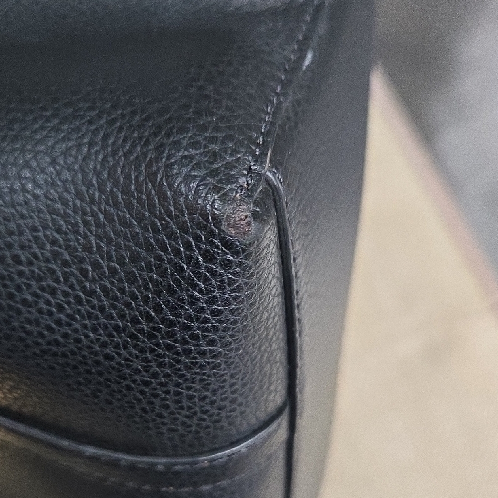 Tory Burch Black Tote EUC - Picture 5 of 14